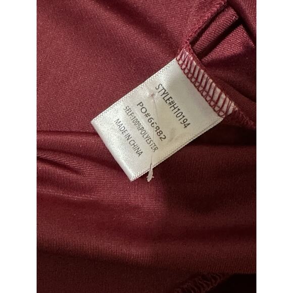 Women's Velvet Long Sleeve Top With Puff Shoulders Size Small - Picture 5 of 8